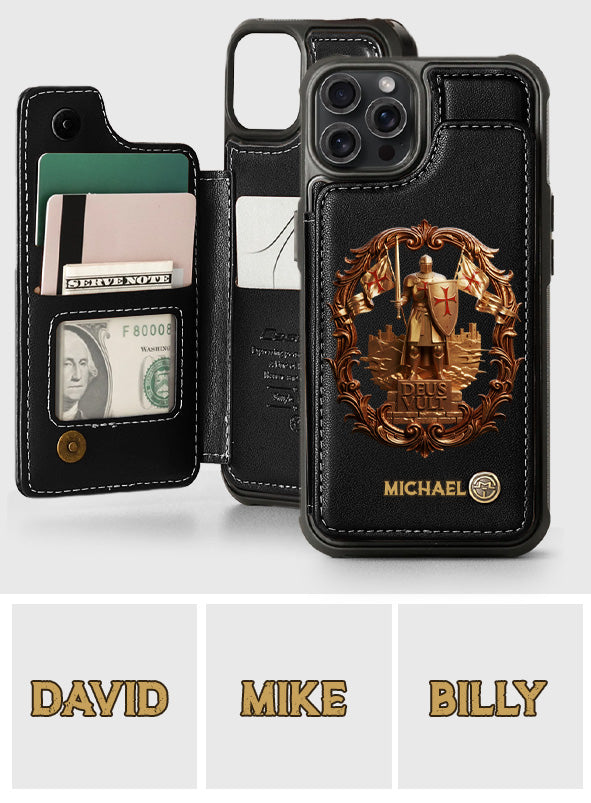 Deus vult - Personalized Christian Wallet Phone Case