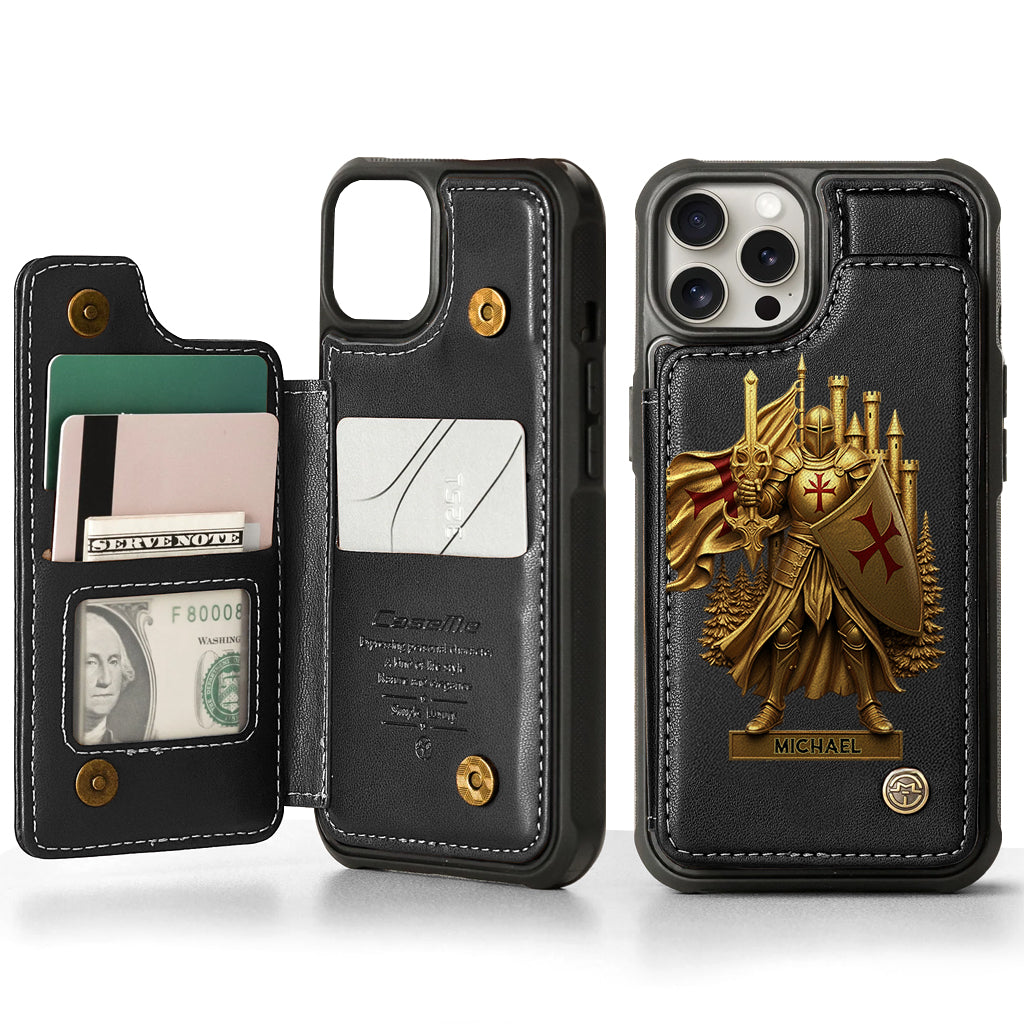Non nobis Domine, non nobis, sed nomini tuo da gloriam - Personalized Christian Wallet Phone Case