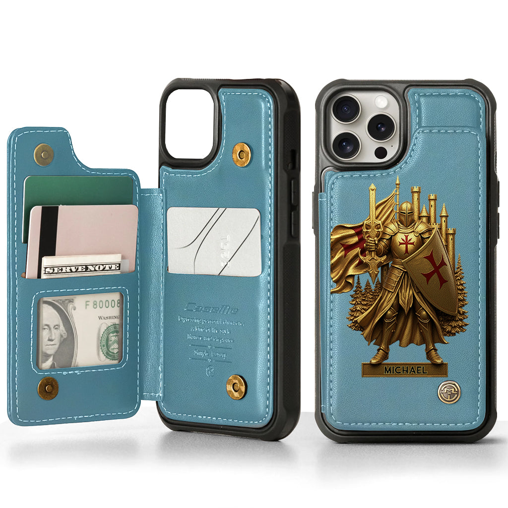 Non nobis Domine, non nobis, sed nomini tuo da gloriam - Personalized Christian Wallet Phone Case