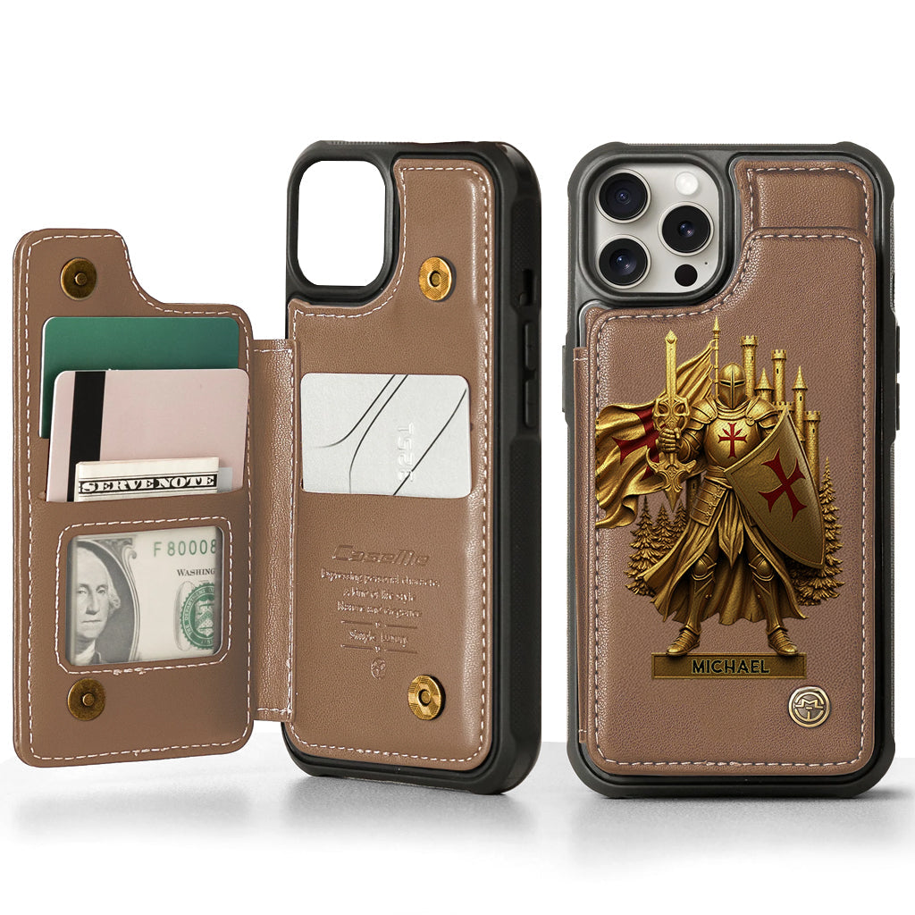 Non nobis Domine, non nobis, sed nomini tuo da gloriam - Personalized Christian Wallet Phone Case