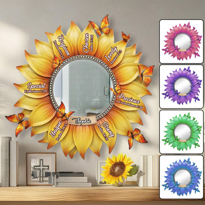 God Says I Am - Personalized Christian Wall Hanging Mirror