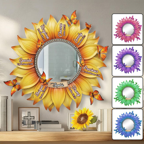 God Says I Am - Personalized Christian Wall Hanging Mirror
