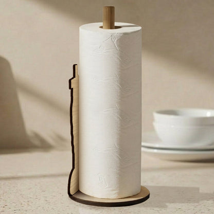 Thank You, Lord, For This Food - Personalized Christian Paper Towel Stand