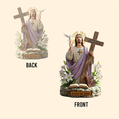 In God We Trust - Personalized Christian Custom Shaped Acrylic Plaque