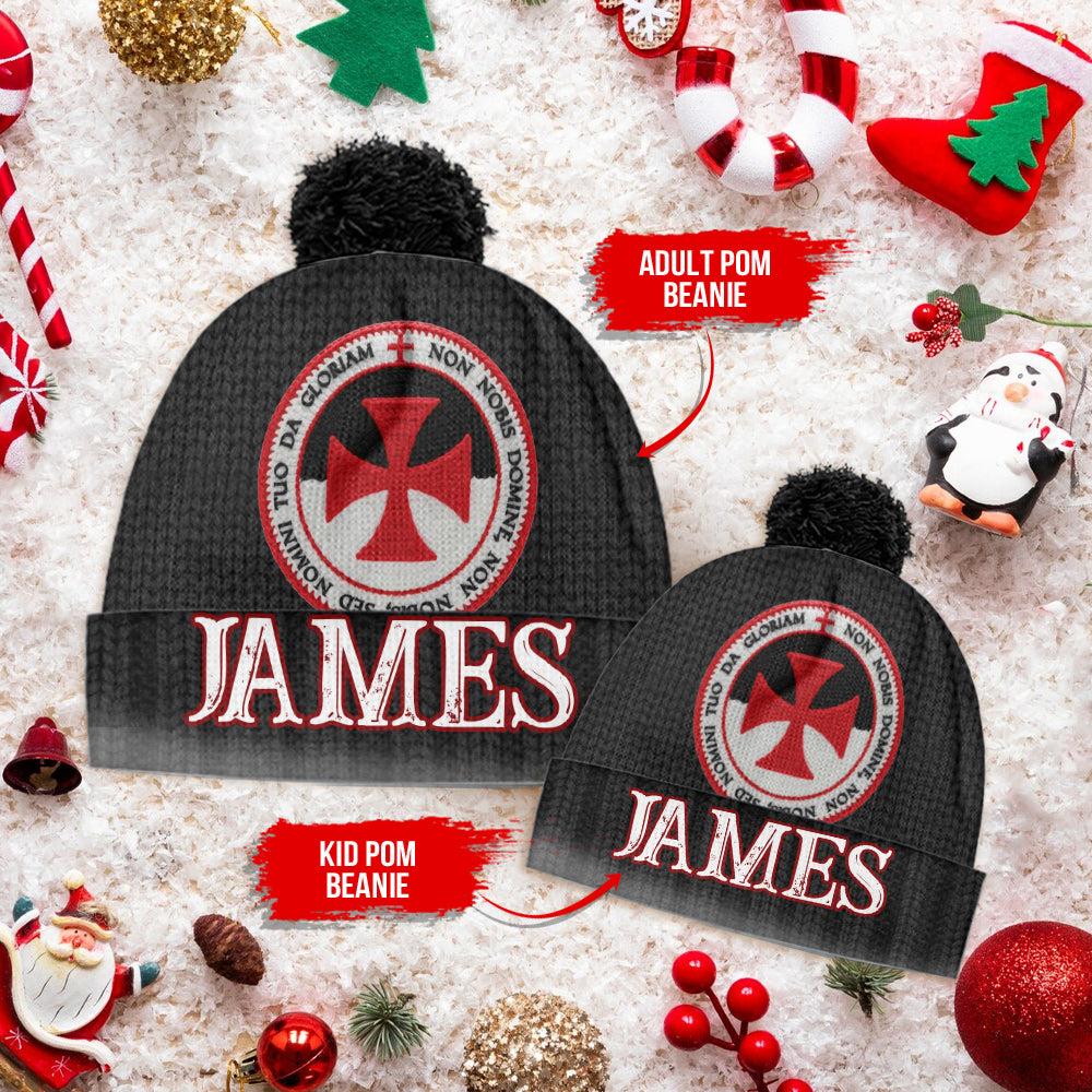 The True Origin of the Red Cross - Personalized Christian Beanie Hat