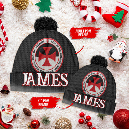 The True Origin of the Red Cross - Personalized Christian Beanie Hat