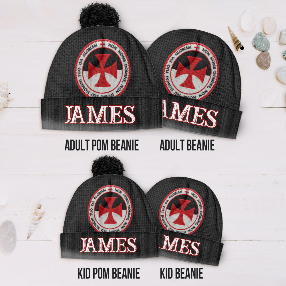 The True Origin of the Red Cross - Personalized Christian Beanie Hat