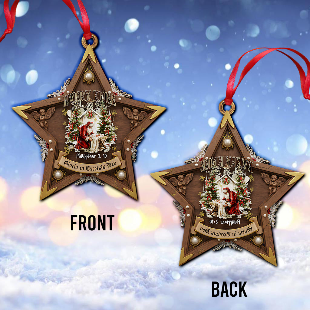 Sacred Christmas Star Ornament - Faith-Inspired Intricate Nativity Art - Personalized Christian Ornament