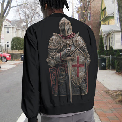 Knight Of God - Personalized Christian Varsity Jacket