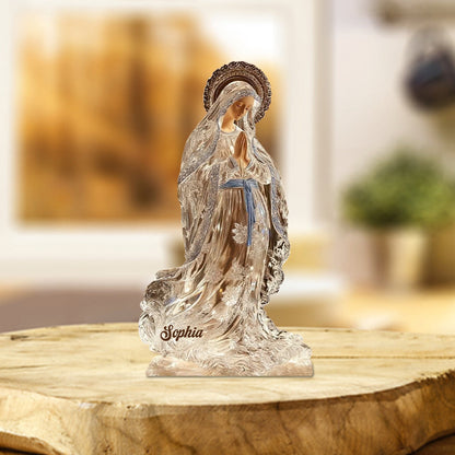 Our Lady - Personalized Christian Custom Shaped Acrylic Plaque