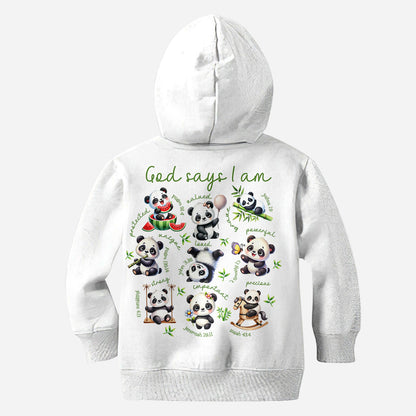 God Says I Am - Personalized Panda Lover All Over Shirt