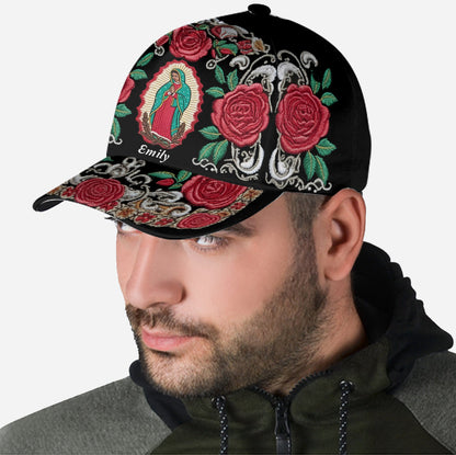 Our Lady Guadalupe Rose - Personalized Christian Classic Cap
