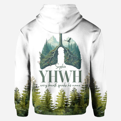 YHWH Speaks His Name - Personalized Christian All Over Shirt