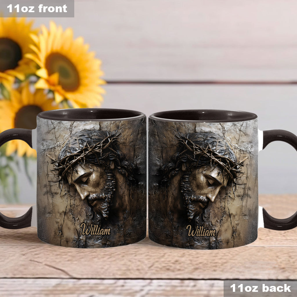 Faith Hope Love - Personalized Christian Accent Mug