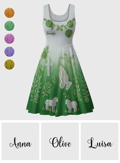 Faith Hope Love - Personalized Christian Sleeveless Dress