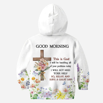 Good Morning This Is God - Personalized Christian All Over Shirt