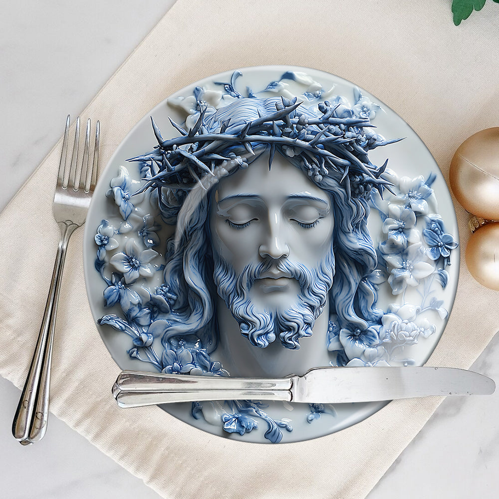 God Is Good All The Time - Christian Ceramic Round Plate