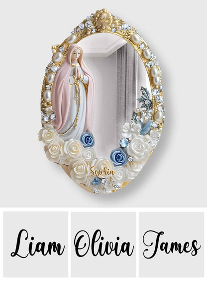Believer - Personalized Christian Wall Hanging Mirror