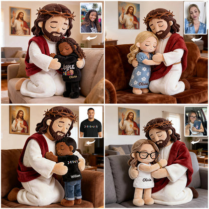 Christian Comfort - Personalized Christian Premium Faux Fur Pillow