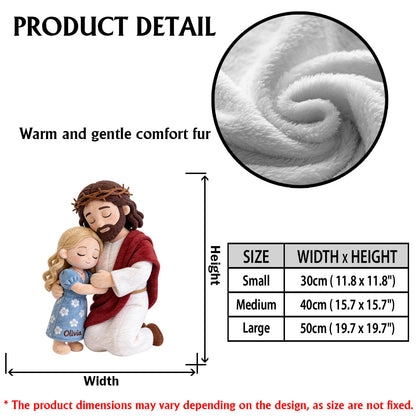 Christian Comfort - Personalized Christian Premium Faux Fur Pillow