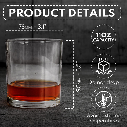 World Is Your - Personalized Christian Whiskey Glass