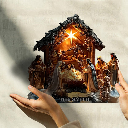 Believe - Personalized Christian Custom Shaped Wood Plaque