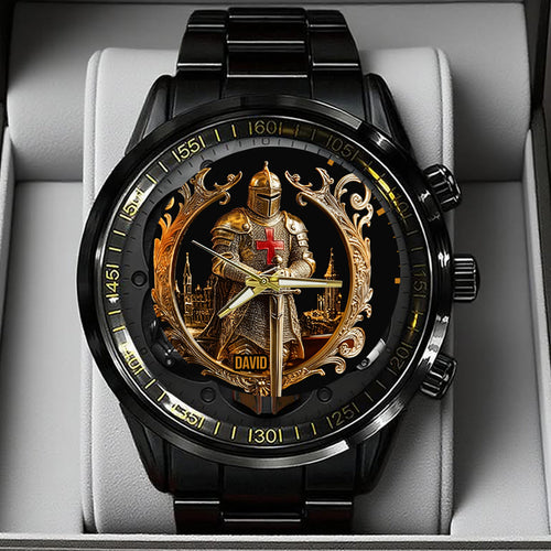 Knight Of God - Personalized Christian Hand Watch