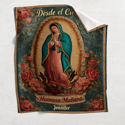 Our Lady Of Guadalupe - Personalized Christian Blanket