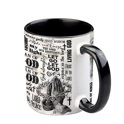 Man Of God - Personalized Christian Accent Mug