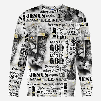 Man Of God - Personalized Christian All Over Shirt