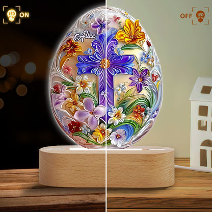 I Believe In You - Personalized Christian Shaped Plaque Light Base