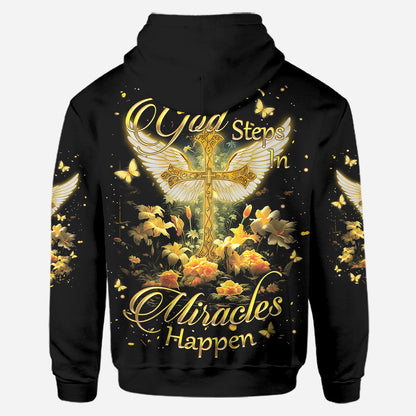 Miracles Happen Personalized Christian Hoodie and Leggings