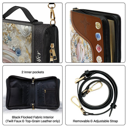 Believer - Personalized Christian Leather Bible Cover Bag