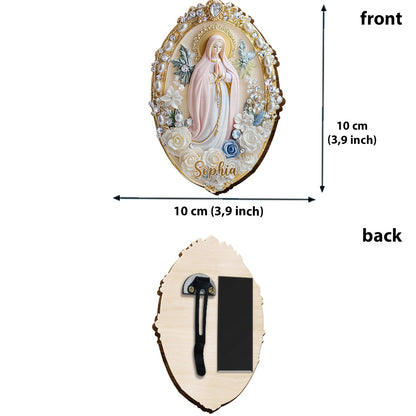 Believer - Personalized Christian Shaped Car Visor Clip