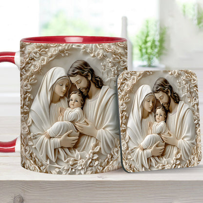 The Holy Family - Personalized Christian Accent Mug
