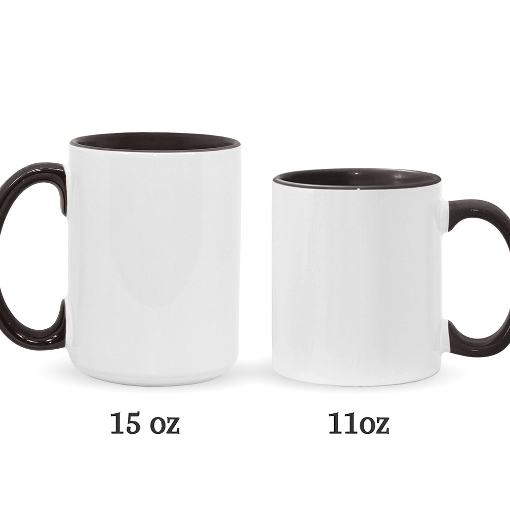 Floral Cross - Personalized Christian Accent Mug