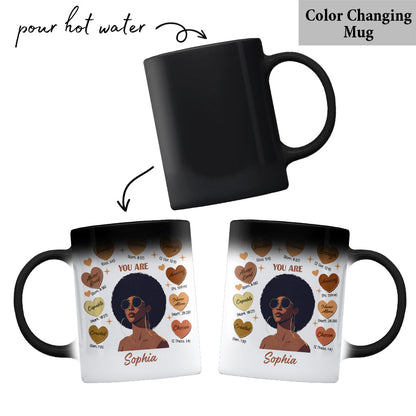 God Said You Are - Personalized African American Mug