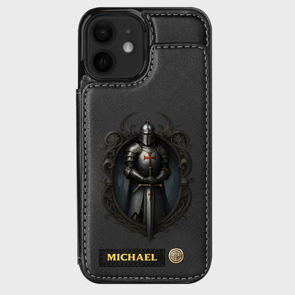 Knight Of God - Personalized Christian Wallet Phone Case