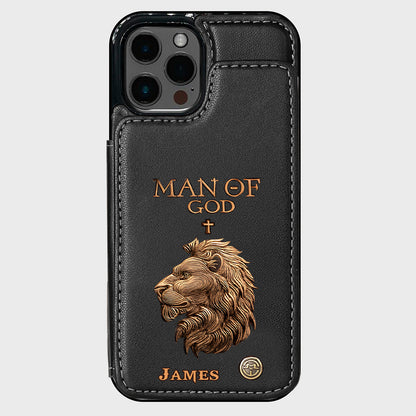 Man Of God - Personalized Christian Wallet Phone Case