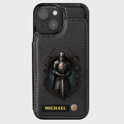 Knight Of God - Personalized Christian Wallet Phone Case