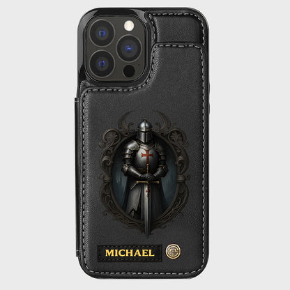 Knight Of God - Personalized Christian Wallet Phone Case