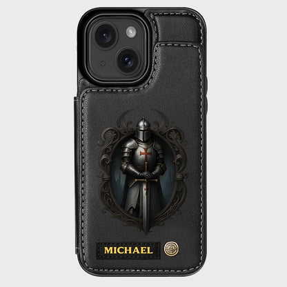 Knight Of God - Personalized Christian Wallet Phone Case