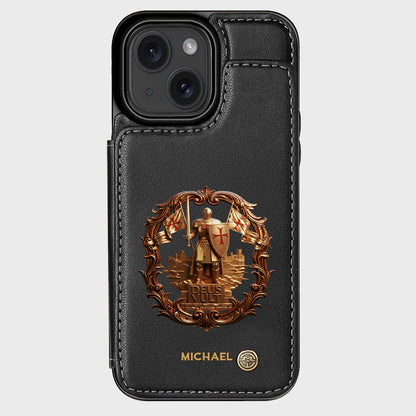 Deus vult - Personalized Christian Wallet Phone Case