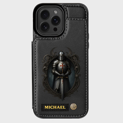 Knight Of God - Personalized Christian Wallet Phone Case