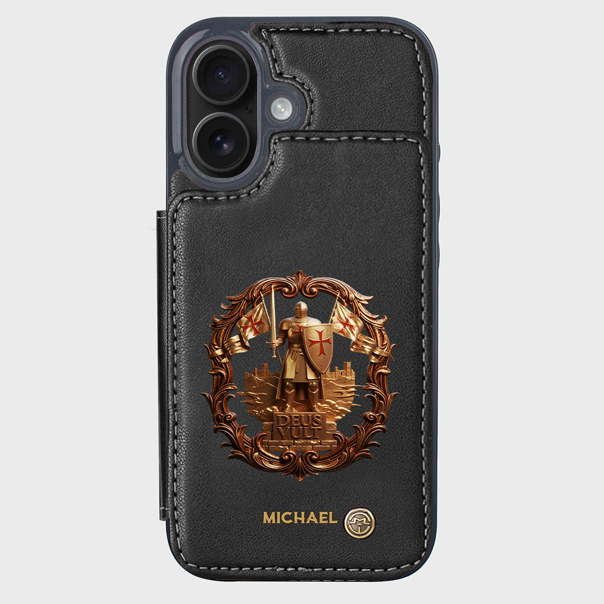 Deus vult - Personalized Christian Wallet Phone Case