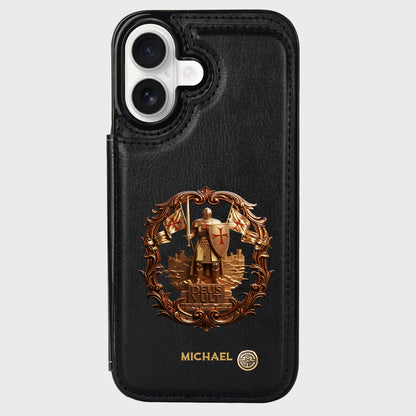 Deus vult - Personalized Christian Wallet Phone Case