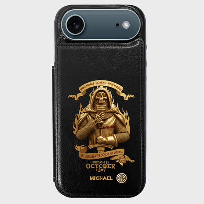 Non nobis Domine, non nobis, sed nomini tuo da gloriam - Personalized Christian Wallet Phone Case