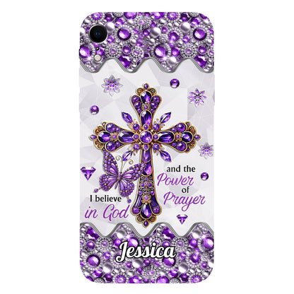 I Believe In God - Personalized Christian Full Print Phone Case