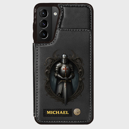 Knight Of God - Personalized Christian Wallet Phone Case