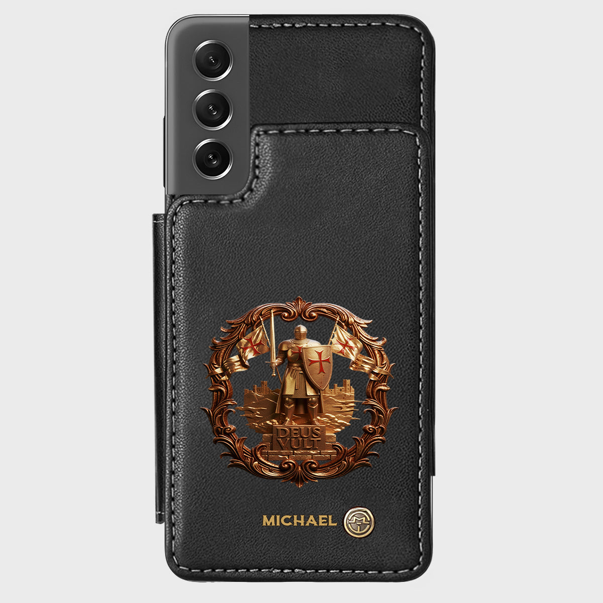 Deus vult - Personalized Christian Wallet Phone Case